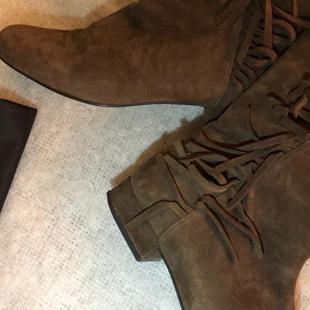 Authentic Saint Laurent Paris brown suede boots 37 - Picture 8 of 8